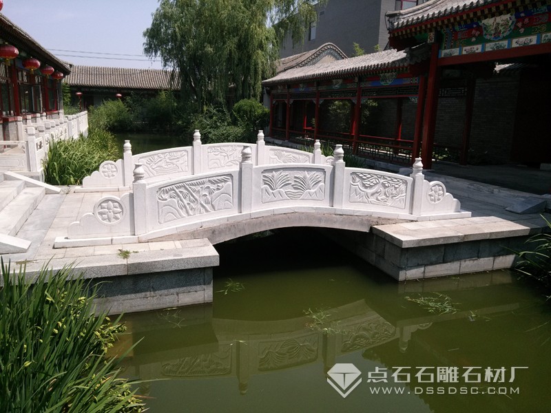 汉白玉栏杆 幼桥石护栏